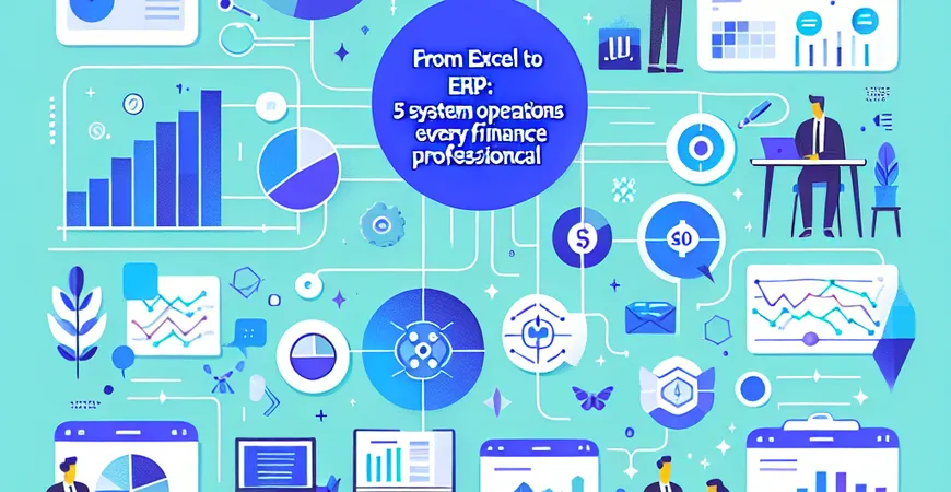 从 Excel 到 ERP：财务人员必须掌握的 5 个系统操作​